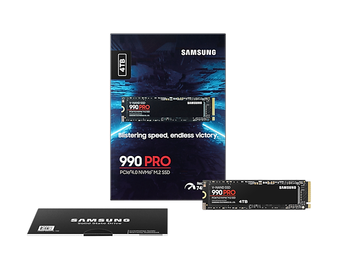 Ổ Cứng SSD Samsung 990 PRO 4TB M.2 PCIe Gen4 NVMe